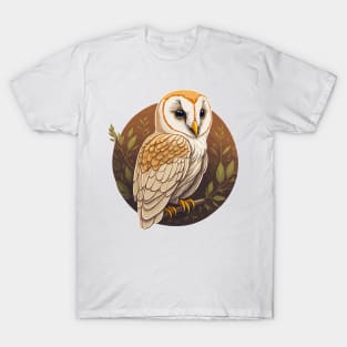 Barn Owl Portrait T-Shirt